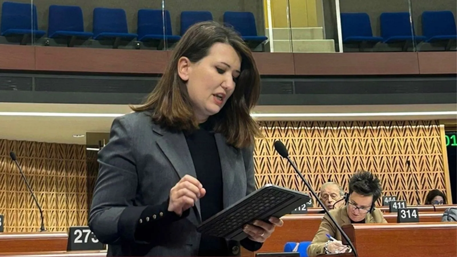 CHP'li Gökçen Avrupa Konseyi Parlamenter Meclisi'nda konuştu: CHP'yi birinci yapan gençlere sadece sorumluluk tanınmış olması