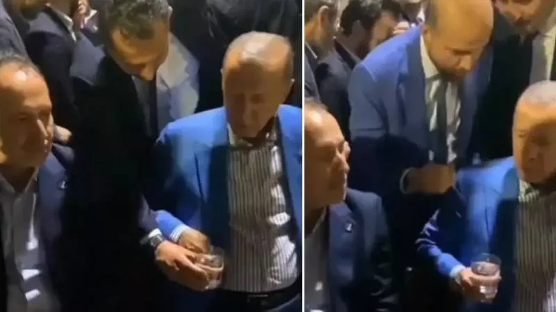 Bilal Erdoğan, babasının korumasının uzattığı suyu neden içmediğini açıkladı: Kabul edilebilir bir risk değil