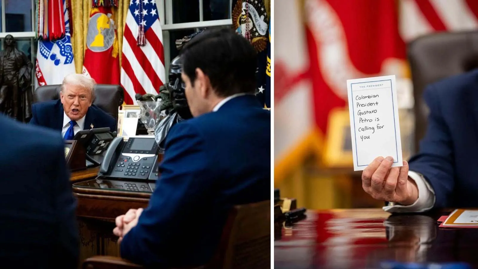 Ertuğrul Özkök: 4 gazetecinin önünde Trump’a gösterilen kartın üzerinde ne yazıyordu?