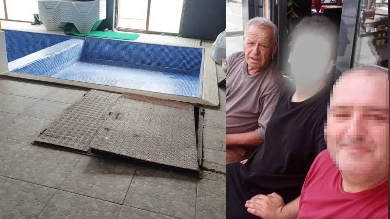 Babasını öldürüp, cesedini havuz deposuna gömdü!