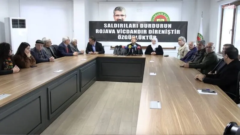 Diyarbakır’daki STK ve siyasi partilerden Suriye açıklaması: Türkiye, Kürtler ile Şam yönetimi arasında ortak bir pozitif bir rol oynamalı