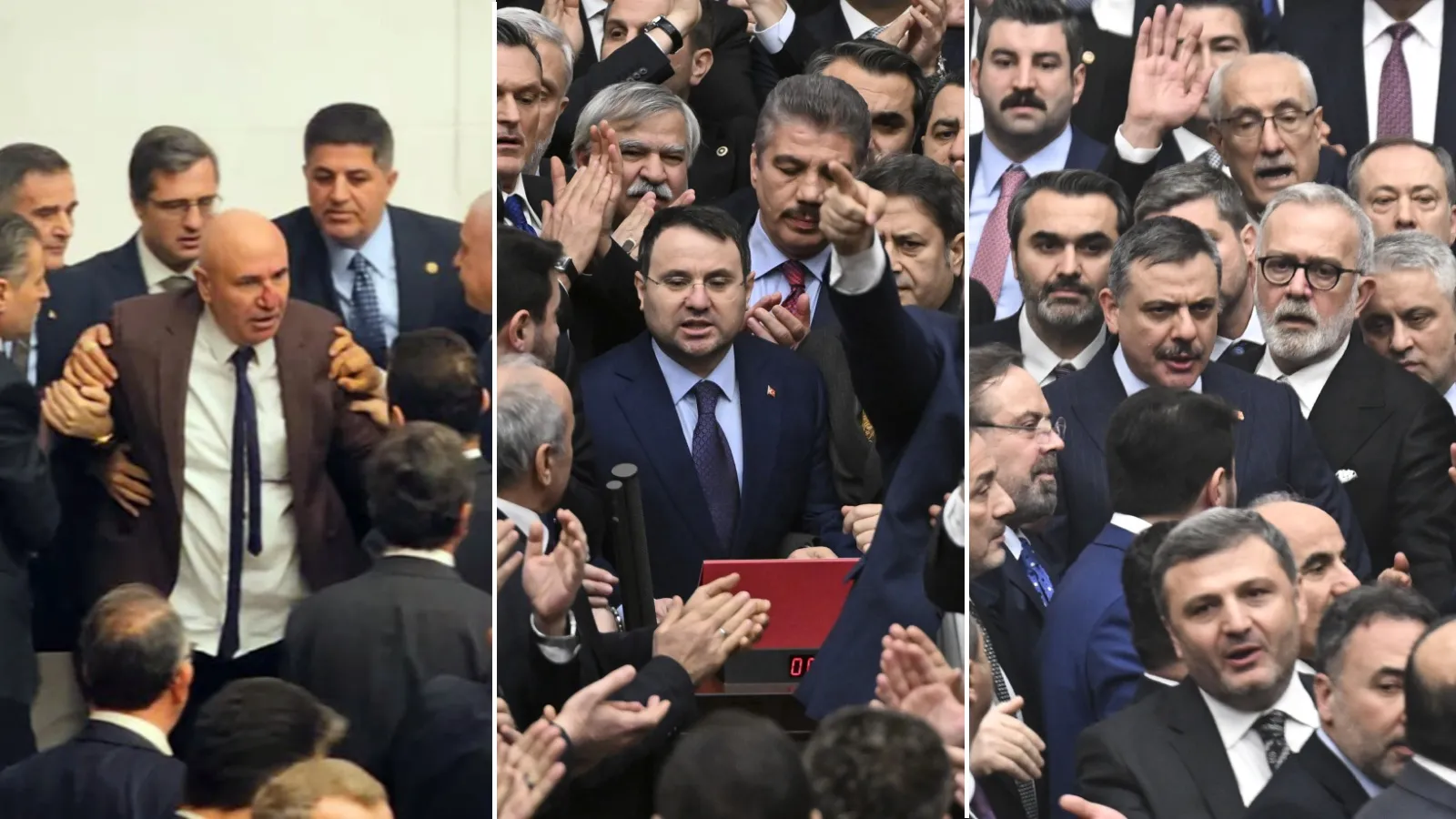 Meclis'te Akın Gürlek krizi | Yumruk ve tekmeler havada uçuştu, CHP'li Tanal yaralandı, yeni bakanlar kavgalar arasında yemin etti!