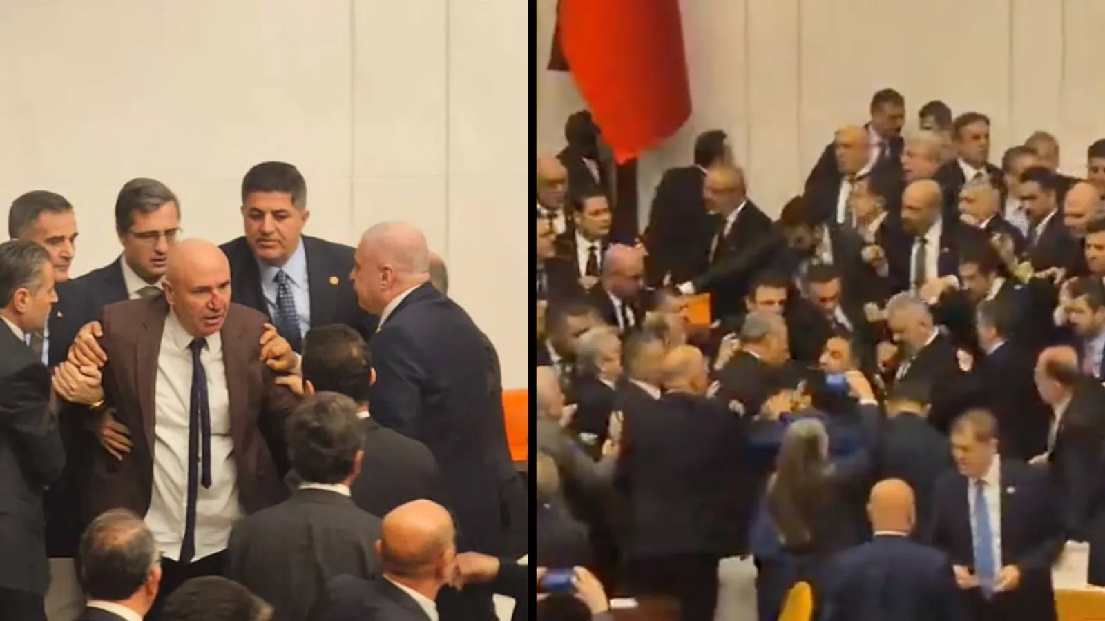 Meclis'te Akın Gürlek krizi | Yumruk ve tekmeler havada uçuştu, CHP'li Tanal yaralandı, yeni bakanlar kavgalar arasında yemin etti!