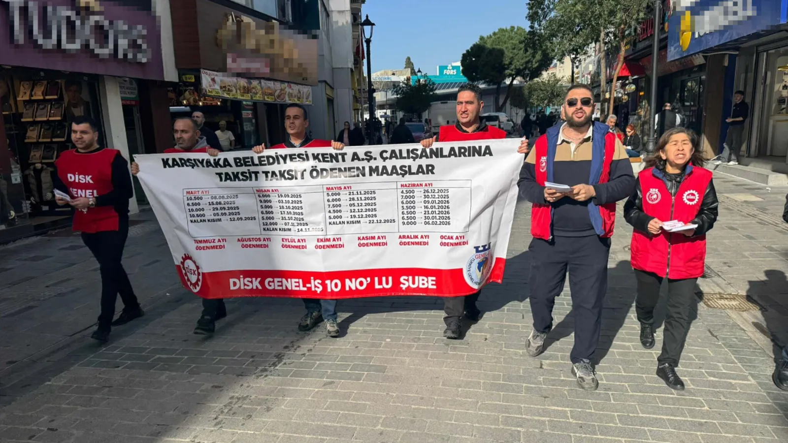 Karşıyaka Belediyesi işçilerinden maaş protestosu: 7 aydır ödeme alamıyoruz!