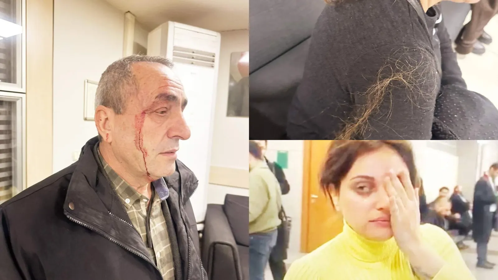 Boşanma davasında adliye koridoru karıştı: Dünürler tekme tokat birbirine girdi