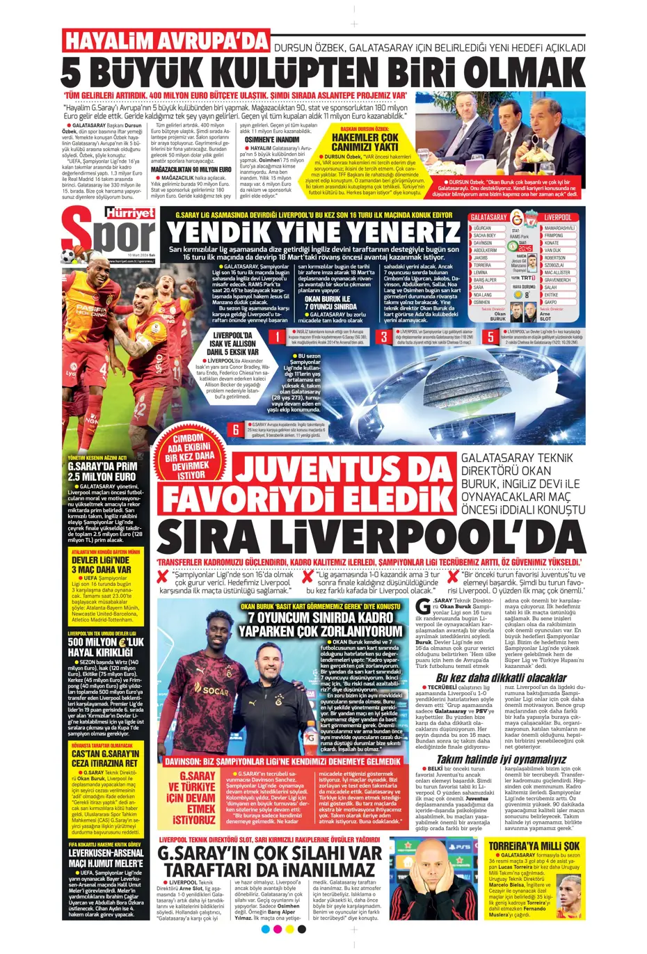 "Tedesco'nun eleştirdiği 5 Fenerbahçeli"  | Günün spor manşetleri