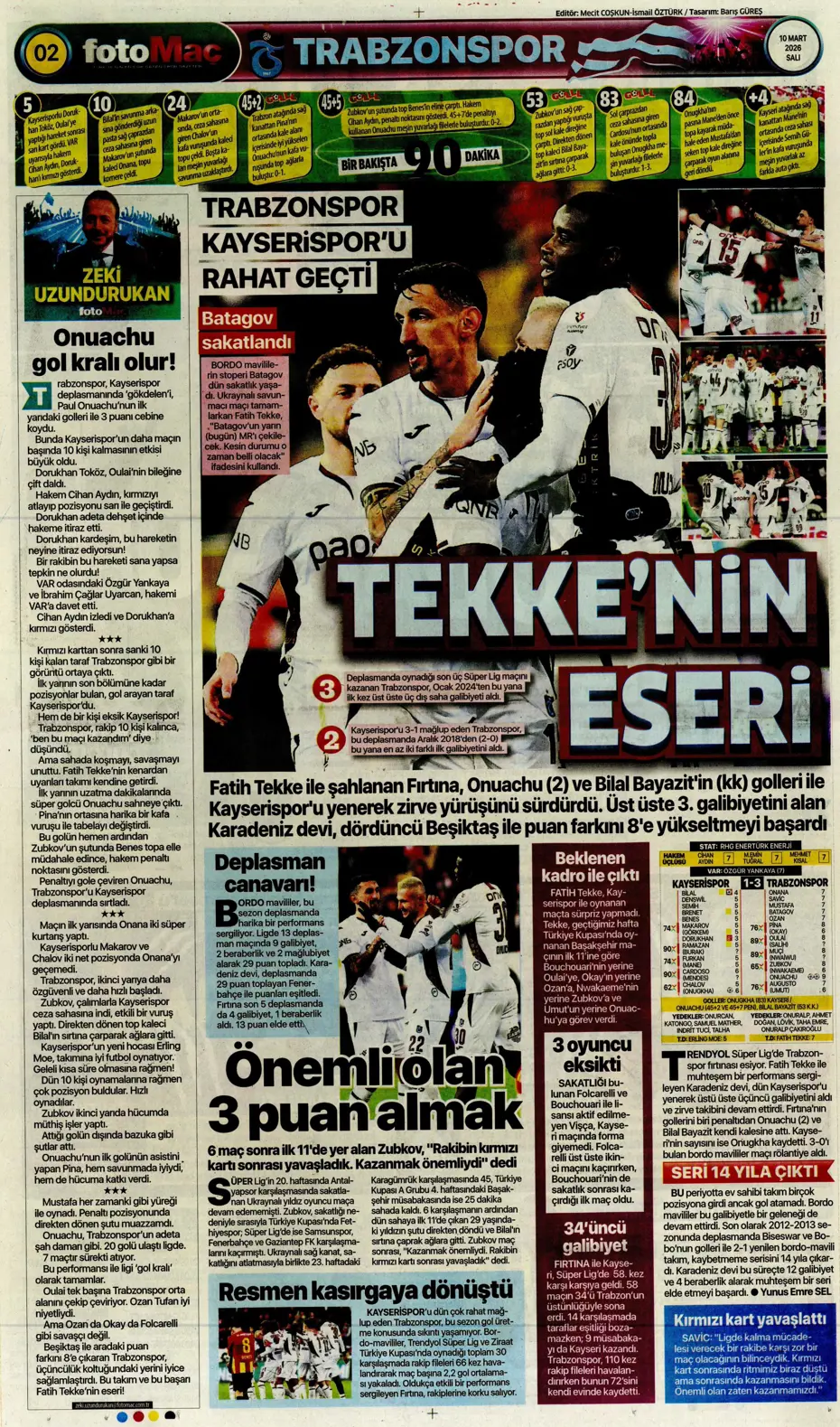 "Tedesco'nun eleştirdiği 5 Fenerbahçeli"  | Günün spor manşetleri