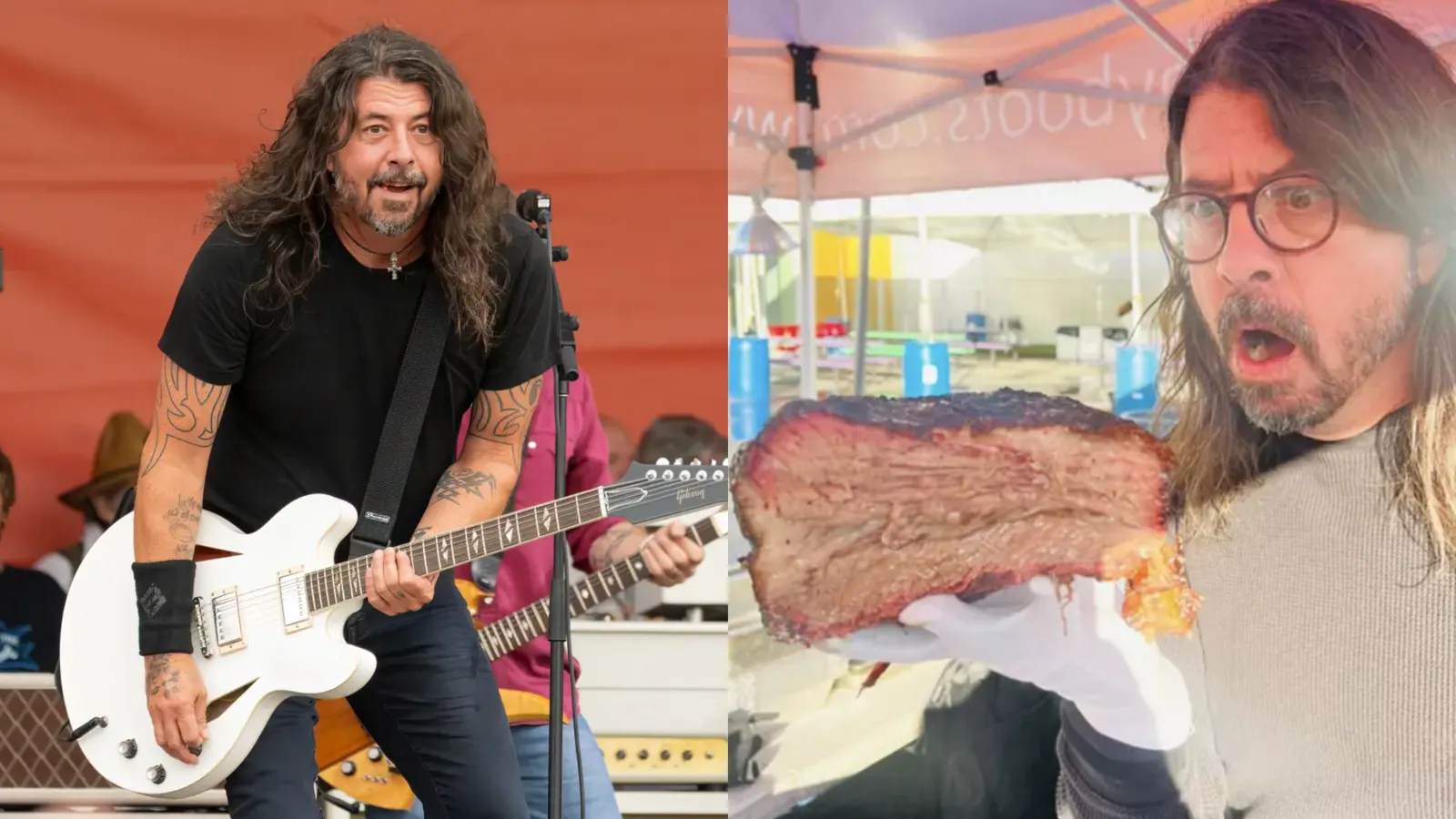 Sadece sahnenin değil, barbekünün de rock yıldızı!