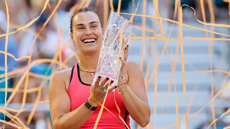 Sabalenka'dan Miami Açık'ta üst üste 2. şampiyonluk