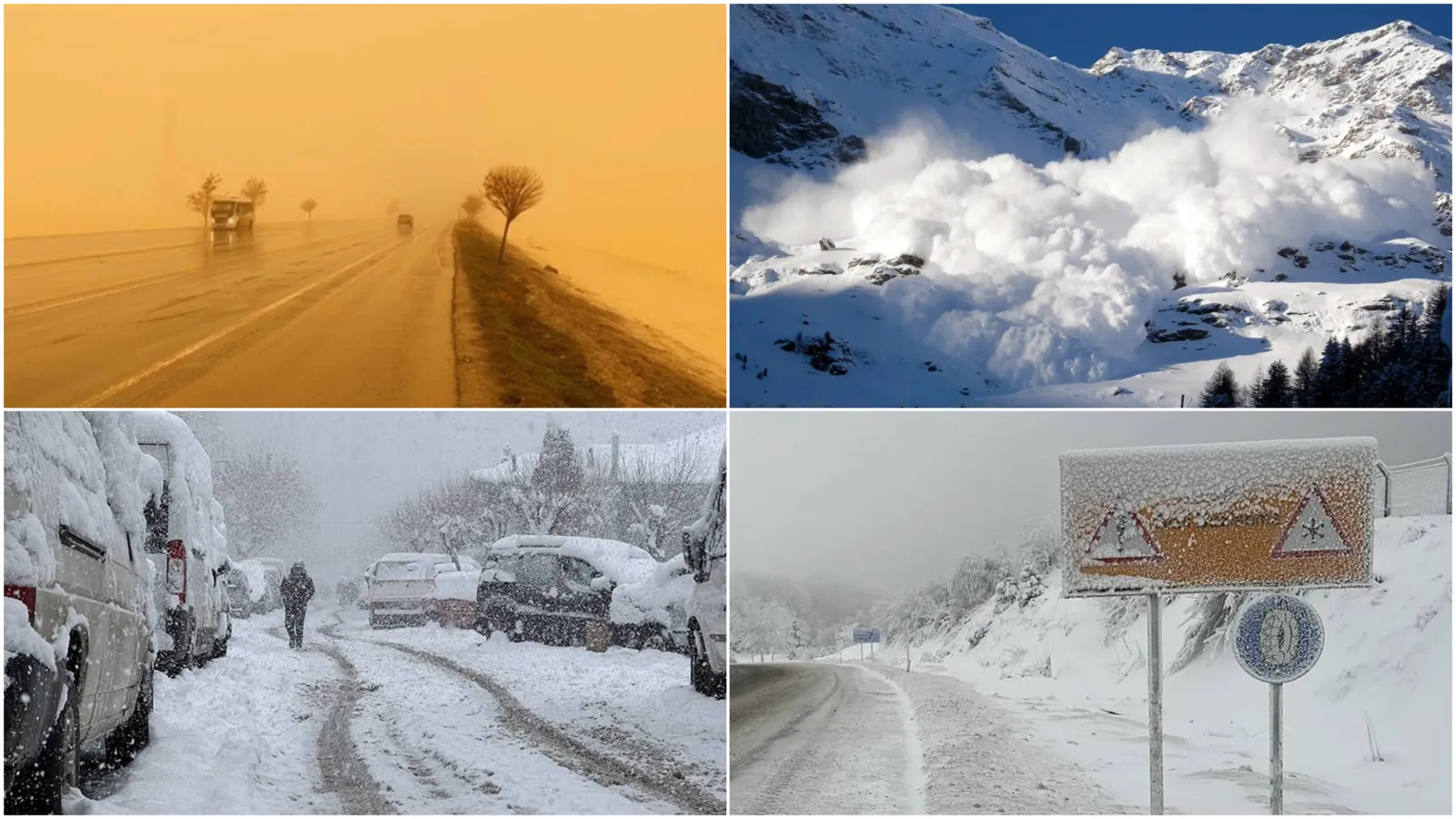 Meteoroloji uyardı: Toz, kar, don ve çığ tehlikesi bir arada!
