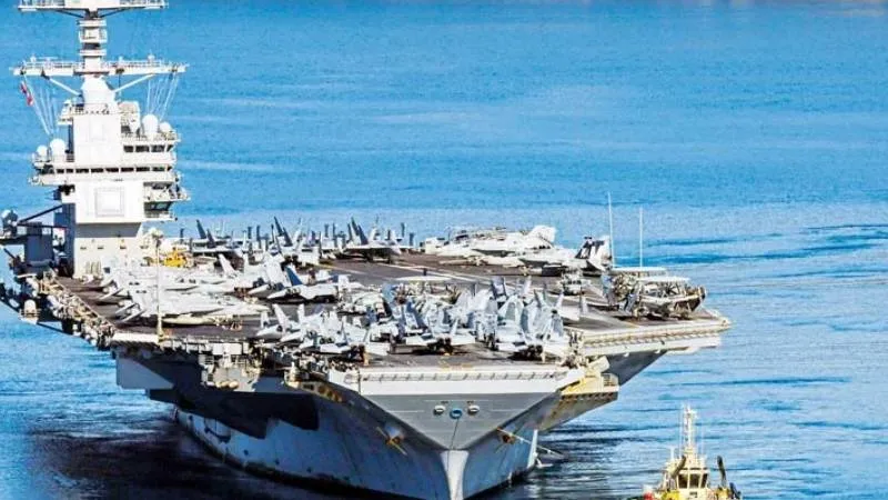 Yangın çıkmıştı, İran'ın vurduğu iddia edilmişti: ABD'nin ünlü uçak gemisindeki hasar tahmin edilenden fazla mı?