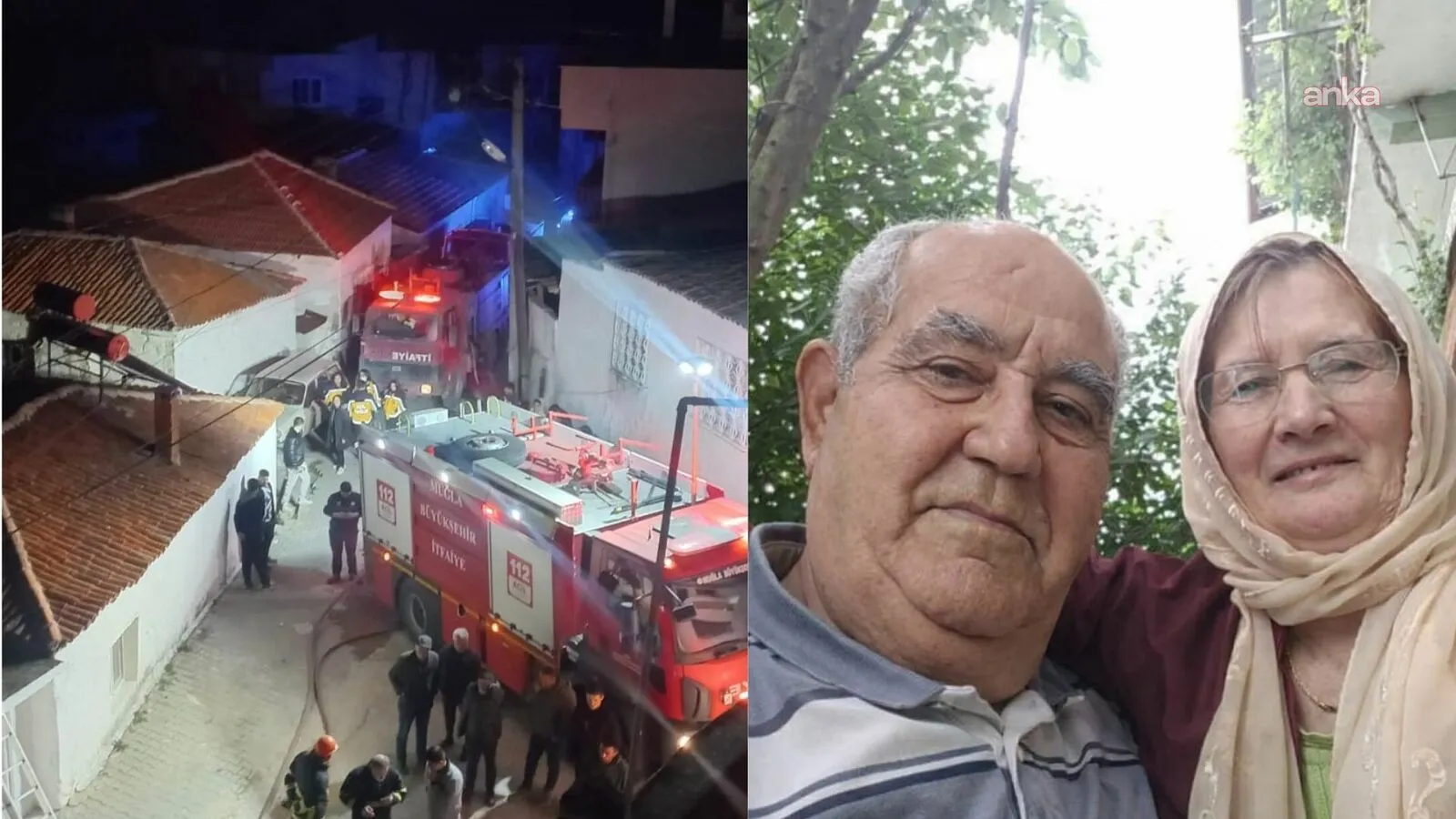 Muğla'da yaşlı çiftin hayatını kaybettiği yangına ilişkin soruşturma: Torunları dahil 6 kişi gözaltında!