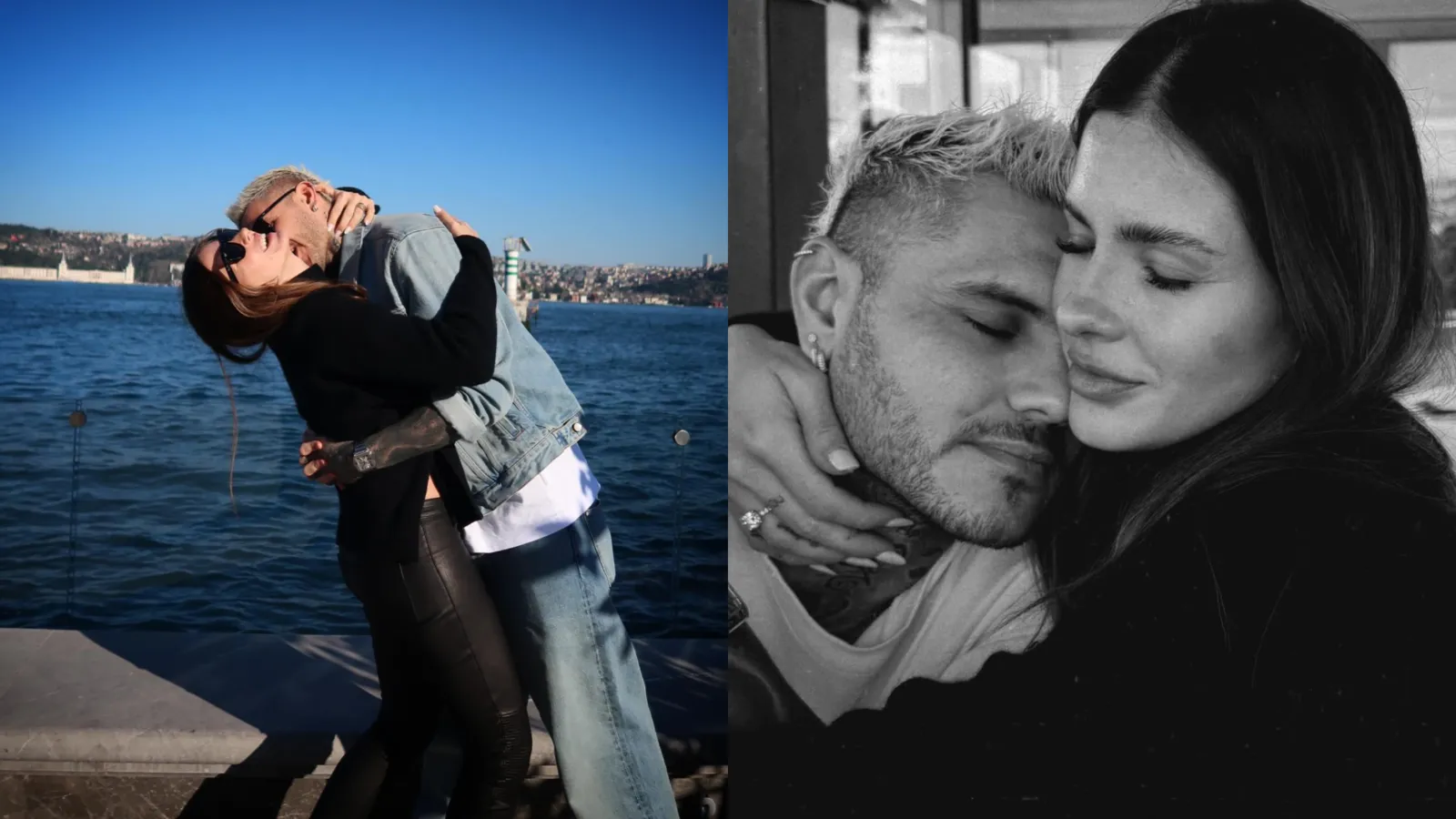 Mauro Icardi ve China Suarez, İstanbul'u çok seviyor: Aşklarını sahilden paylaştılar!