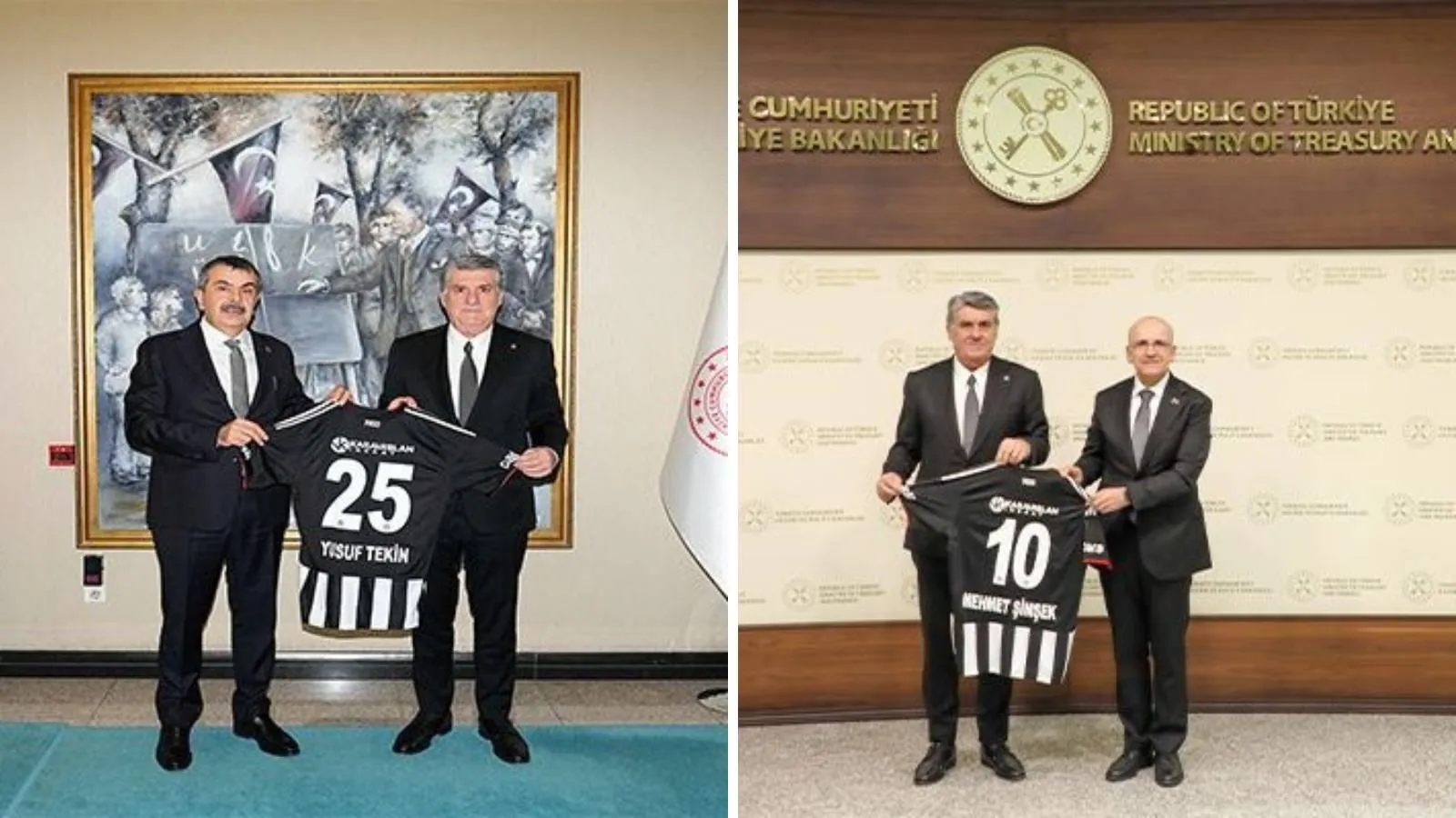Serdal Adalı'dan Mehmet Şimşek ve Yusuf Tekin'e ziyaret