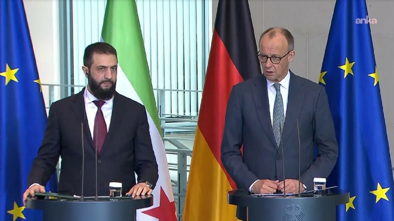 Almanya Başbakanı, Şara'yı ağırladı: Almanya’daki Suriyelilerin yüzde 80’i üç yıl içinde ülkelerine dönecek