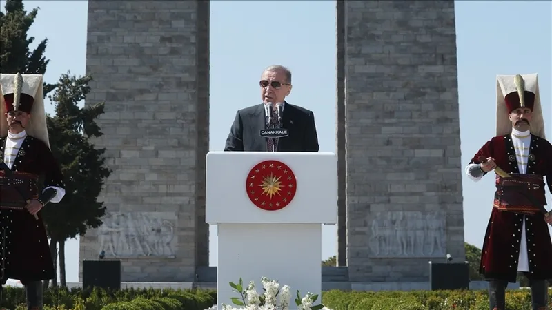 Cumhurbaşkanı Erdoğan'dan 18 Mart mesajı: Çanakkale, millet olma şuurunun dünyaya ilan edildiği eşsiz bir destandır