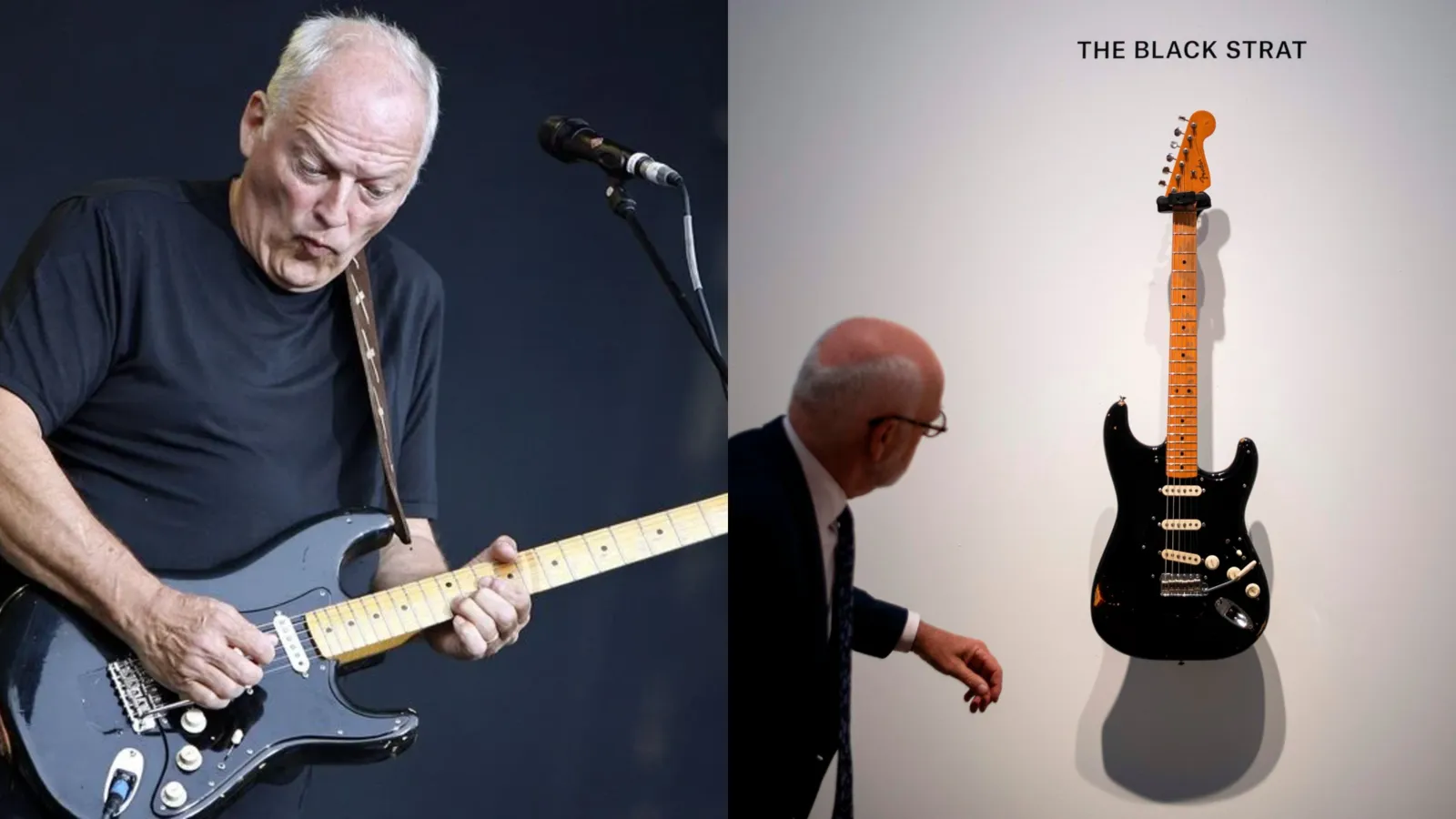 David Gilmour'un efsane gitarı "Black Strat" açık artırmada tarih yazdı: 14,6 milyon dolarlık satış!