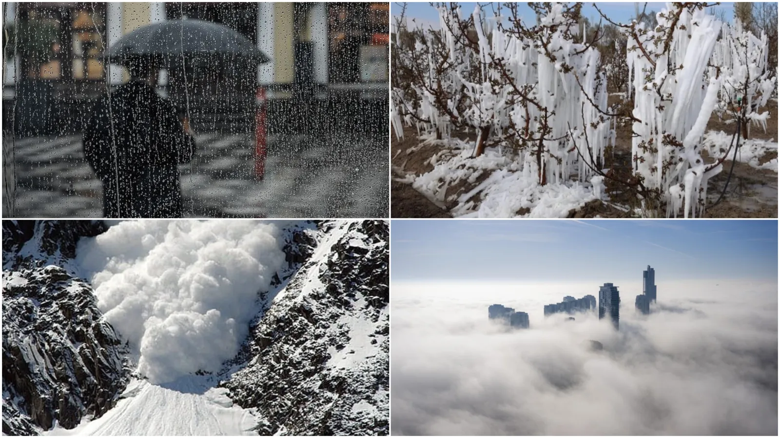 Meteoroloji'den peş peşe uyarı: Sağanak, sis, don ve çığ tehlikesi!