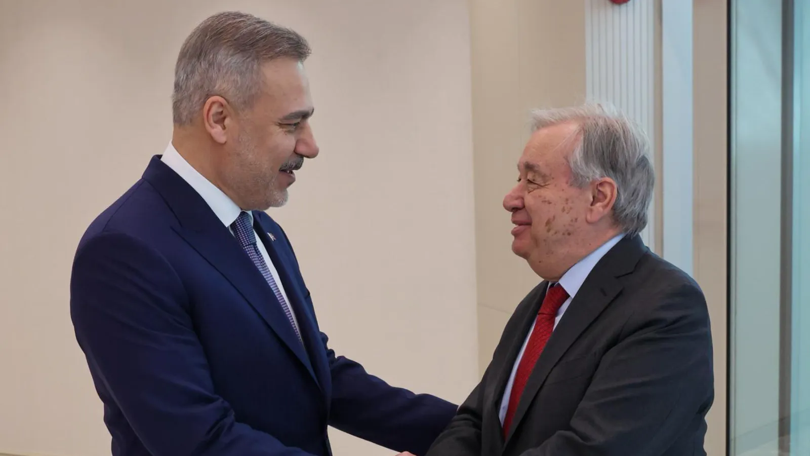 Dışişleri Bakanı Fidan, BM Genel Sekreteri Guterres'i ağırladı