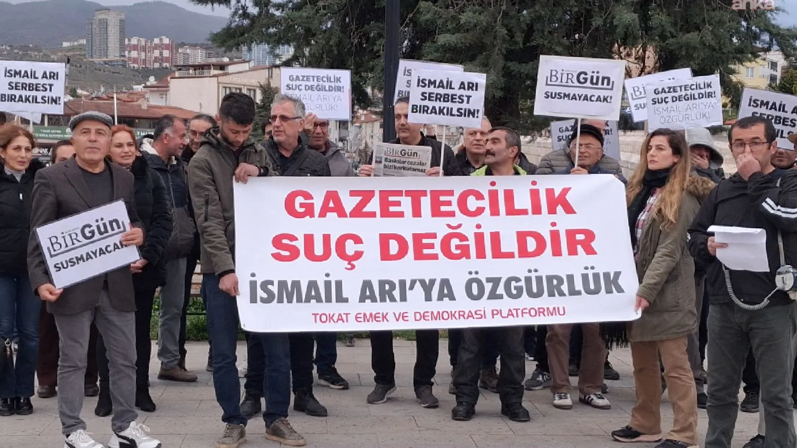 Gözaltına alındığı Tokat'ta 