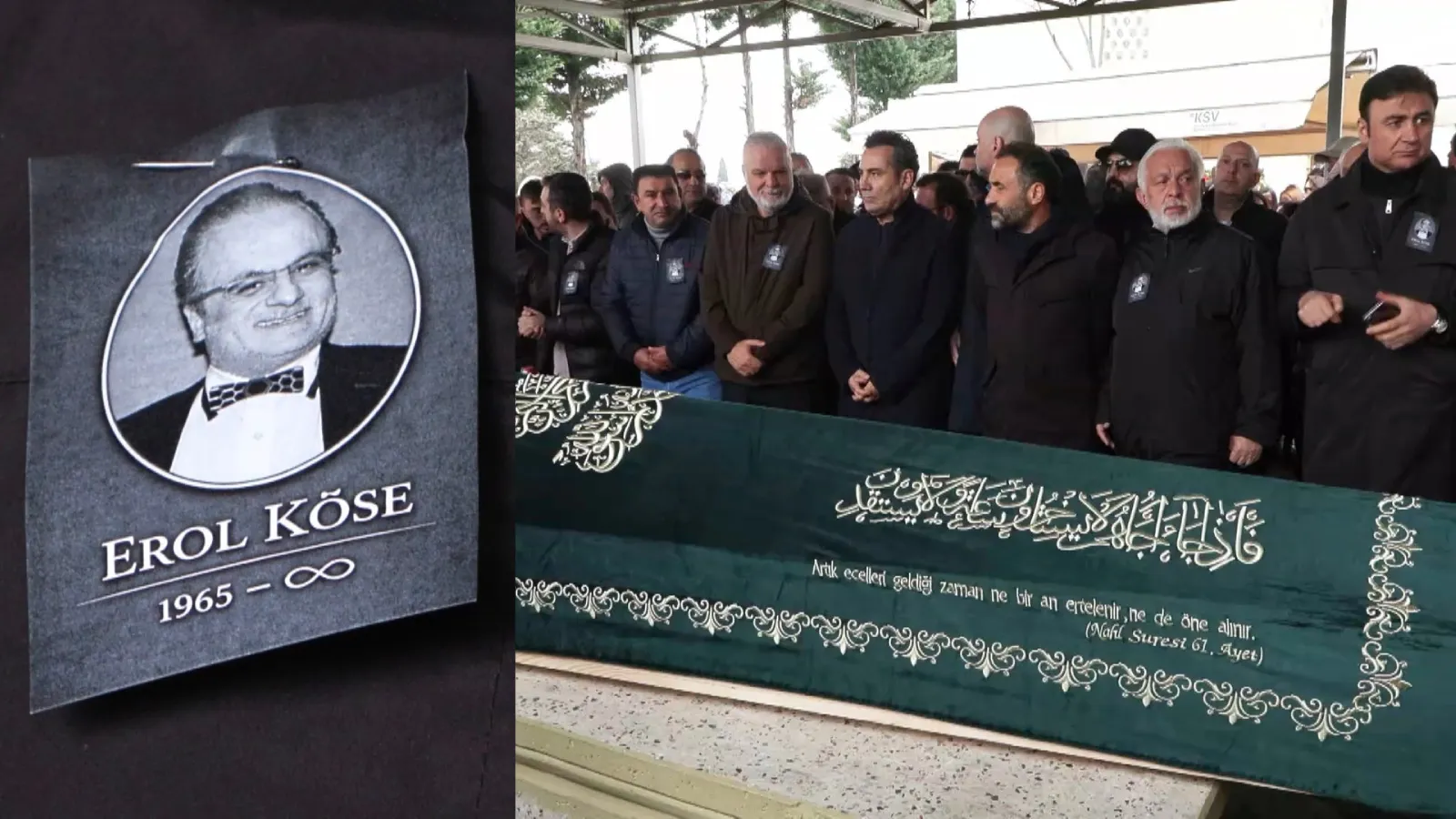 Yapımcı Erol Köse son yolculuğuna uğurlandı: Koskoca Erol Köse'nin cenazesinde kaç kişiyiz; dünya kadar insan onun sayesinde para kazandı!