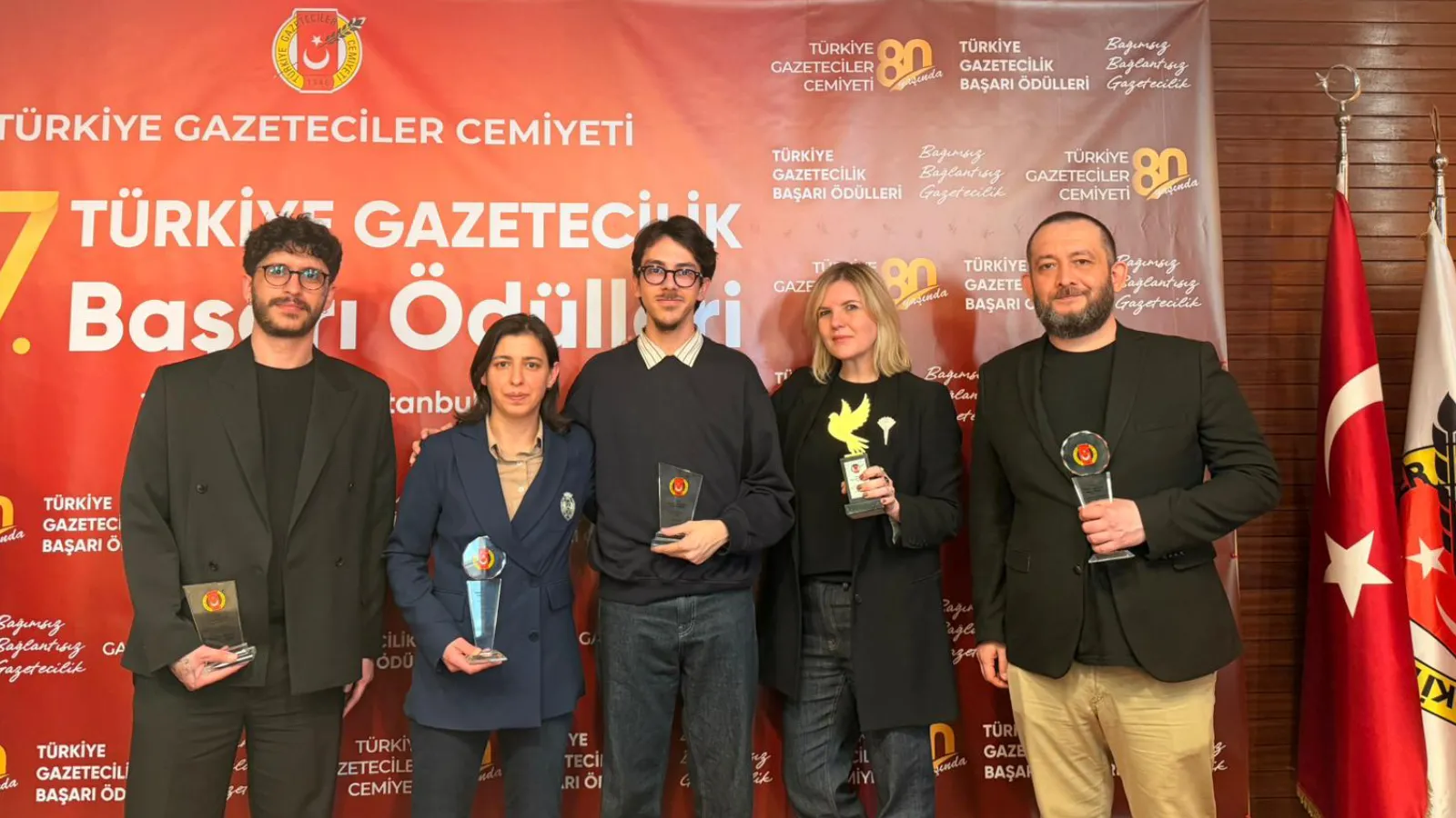 TGC gazetecilik ödülleri sahiplerine verildi; T24, 5 ödülle sahnede