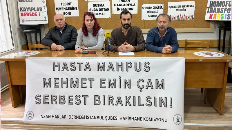 İHD’den ağır hasta mahpus Mehmet Emin Çam için acil çağrı: Yaşam hakkı ihlâl ediliyor