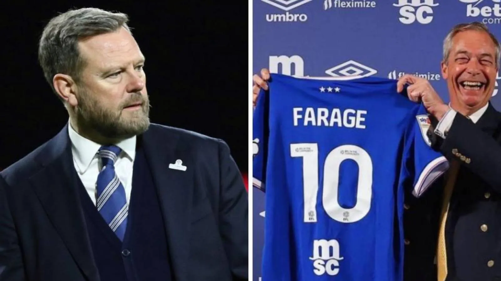 Ipswich Town Kulübü'nün Başkanı Ashton, Nigel Farage'ın statlarına yaptığı ziyaret için özür diledi