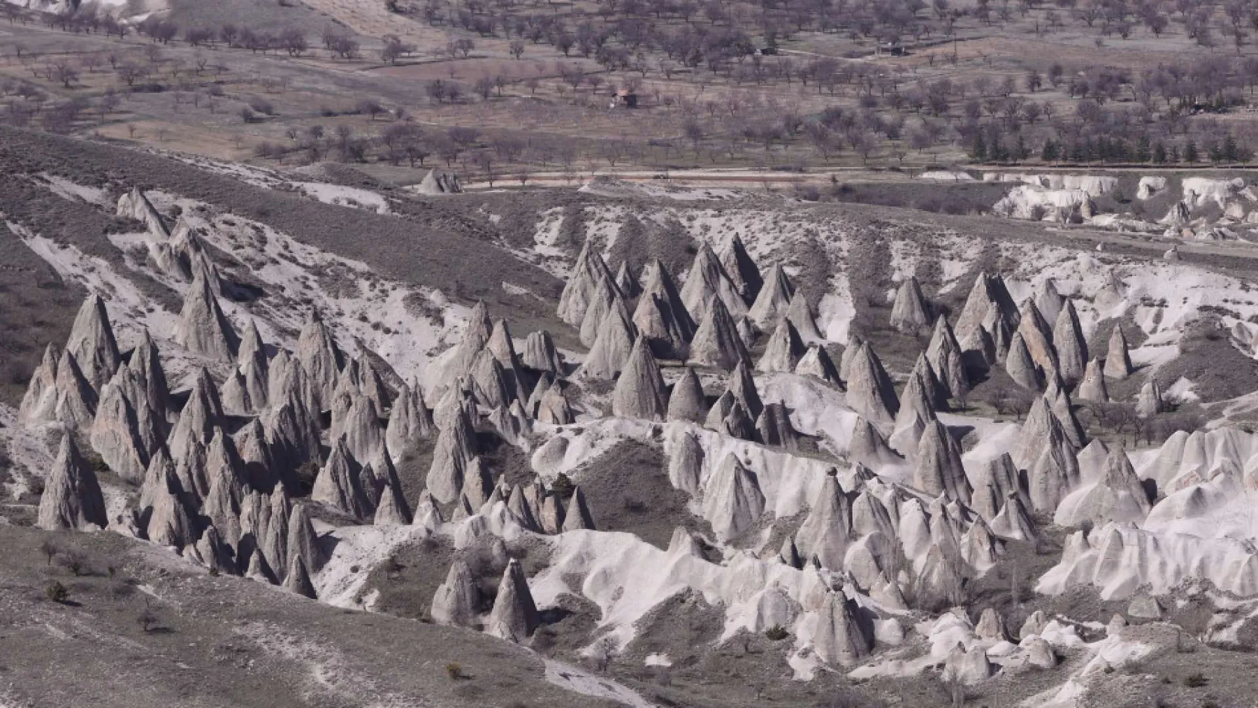 Kapadokya’da 1603 rakımlı Meryem Ana Dağı’ndaki tarihi yapılar gün yüzüne çıkarıldı