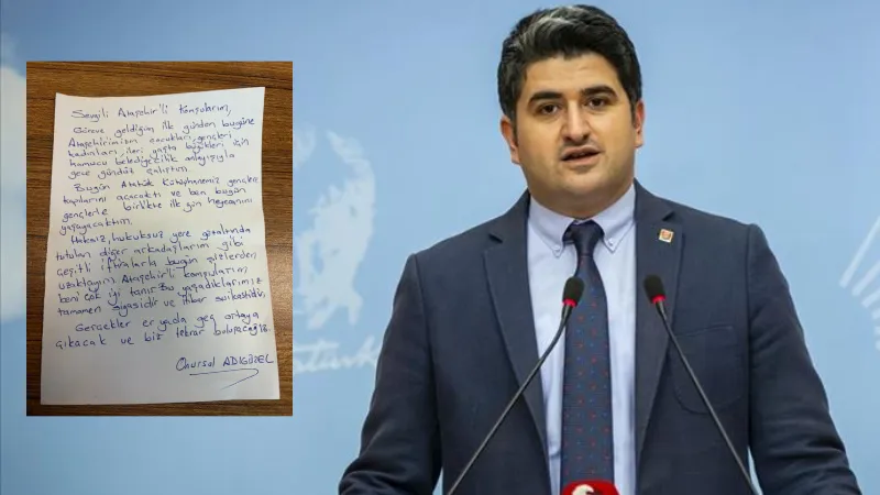 Gözaltındaki Ataşehir Belediye Başkanı Adıgüzel'den ilk açıklama: Bu yaşadıklarımız tamamen siyasidir ve itibar suikastıdır!