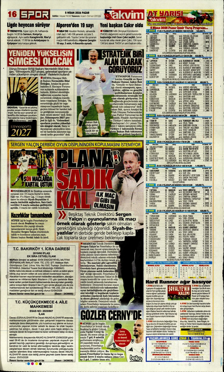 "Fırtına zirveyi karıştırdı" | Günün spor manşetleri
