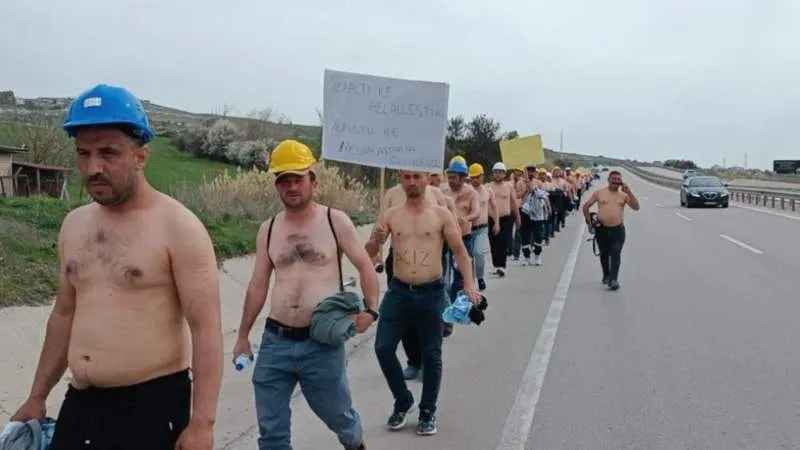 180 kilometre açlık: Coplar, gözaltılar…