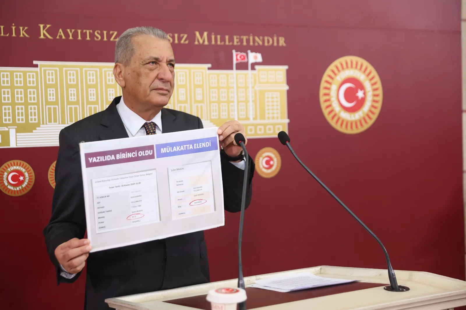CHP'li Öztürkmen: Adalet Bakanlığı, Türkiye birincisini mülakatta eledi!