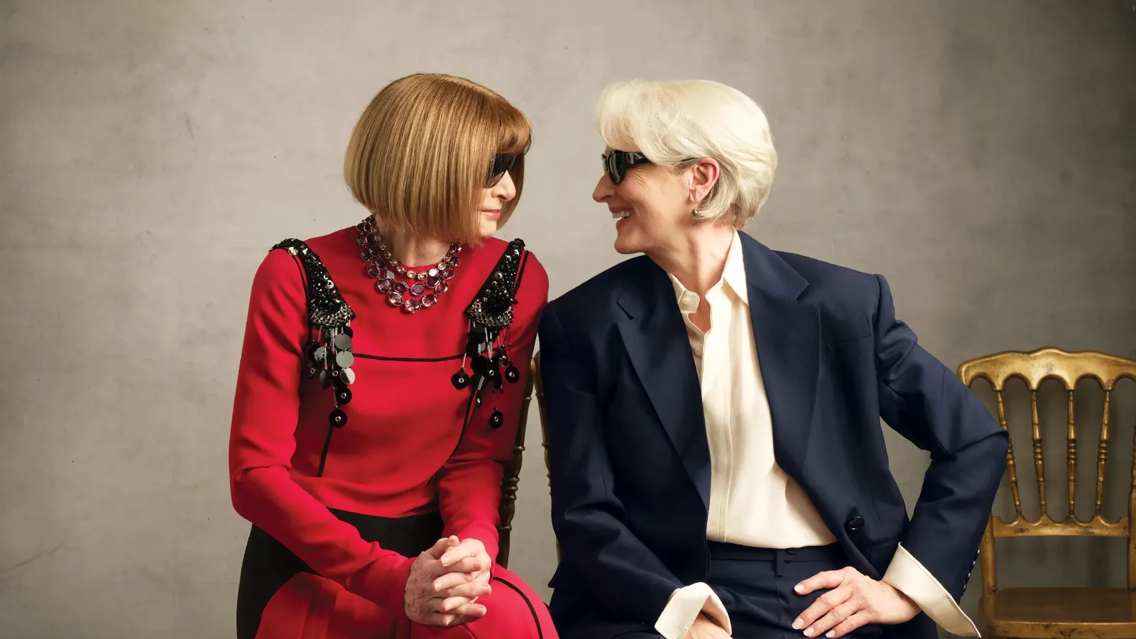 Efsane bir karakter ve ona ilham olan genel yayın yönetmeni bir arada: Meryl Streep ve Anna Wintour, Vogue için poz verdi