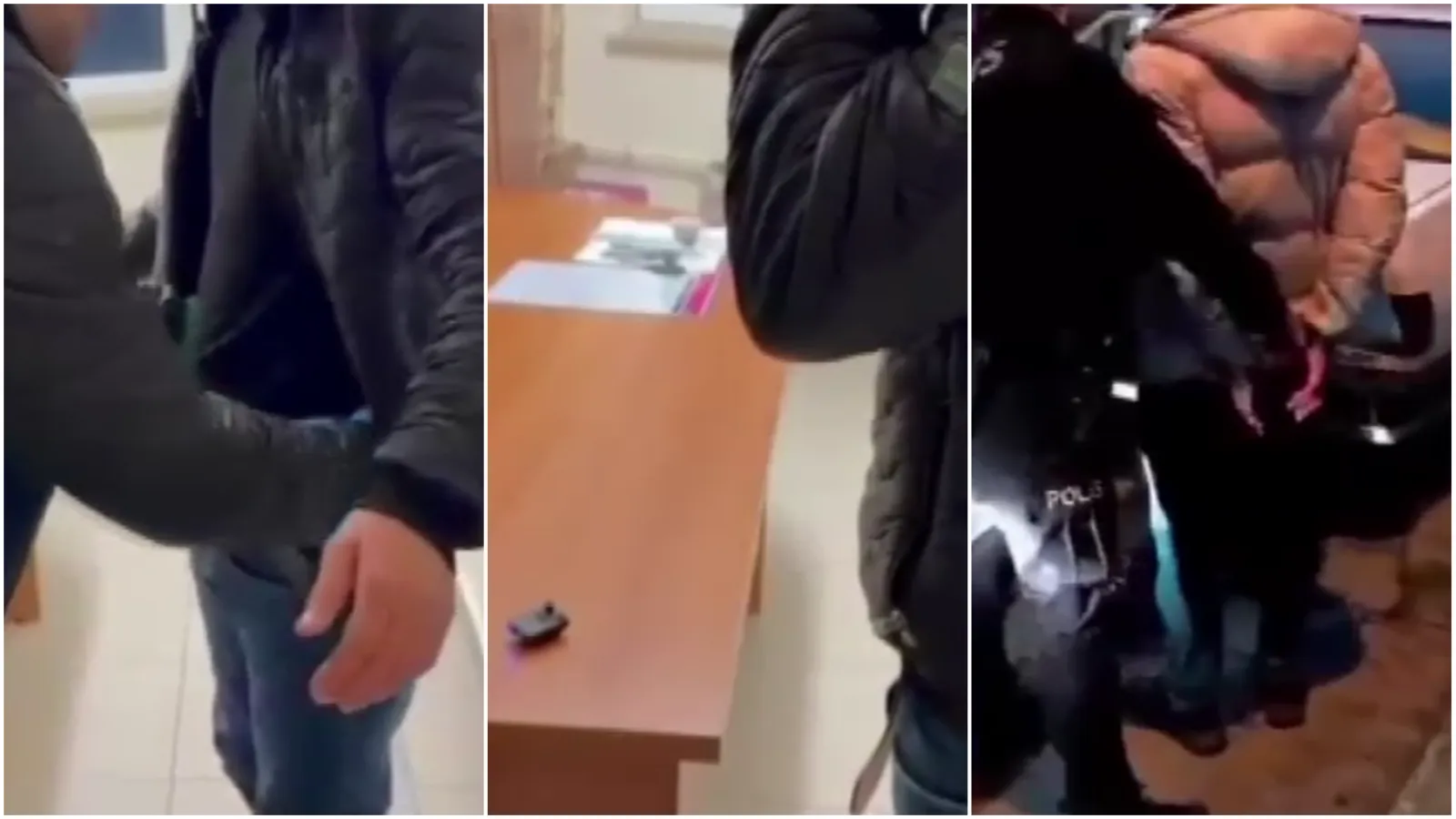 Ehliyet sınavında kopya düzeneğine suçüstü!