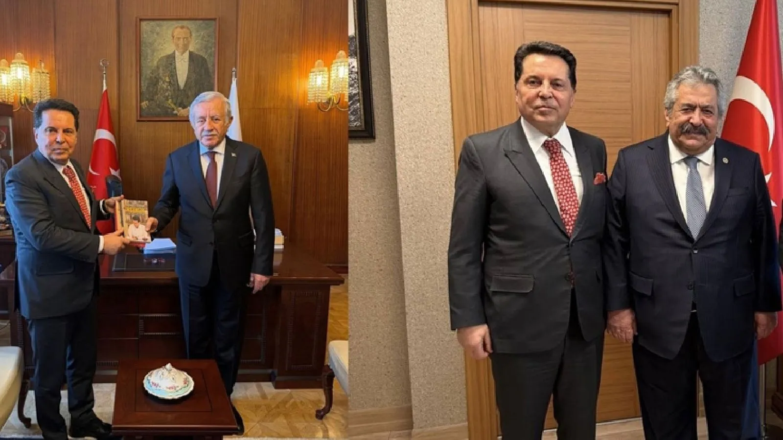 Yerine kayyım atanan Esenyurt Belediye Başkanı Ahmet Özer, MHP kurmaylarını ziyaret etti