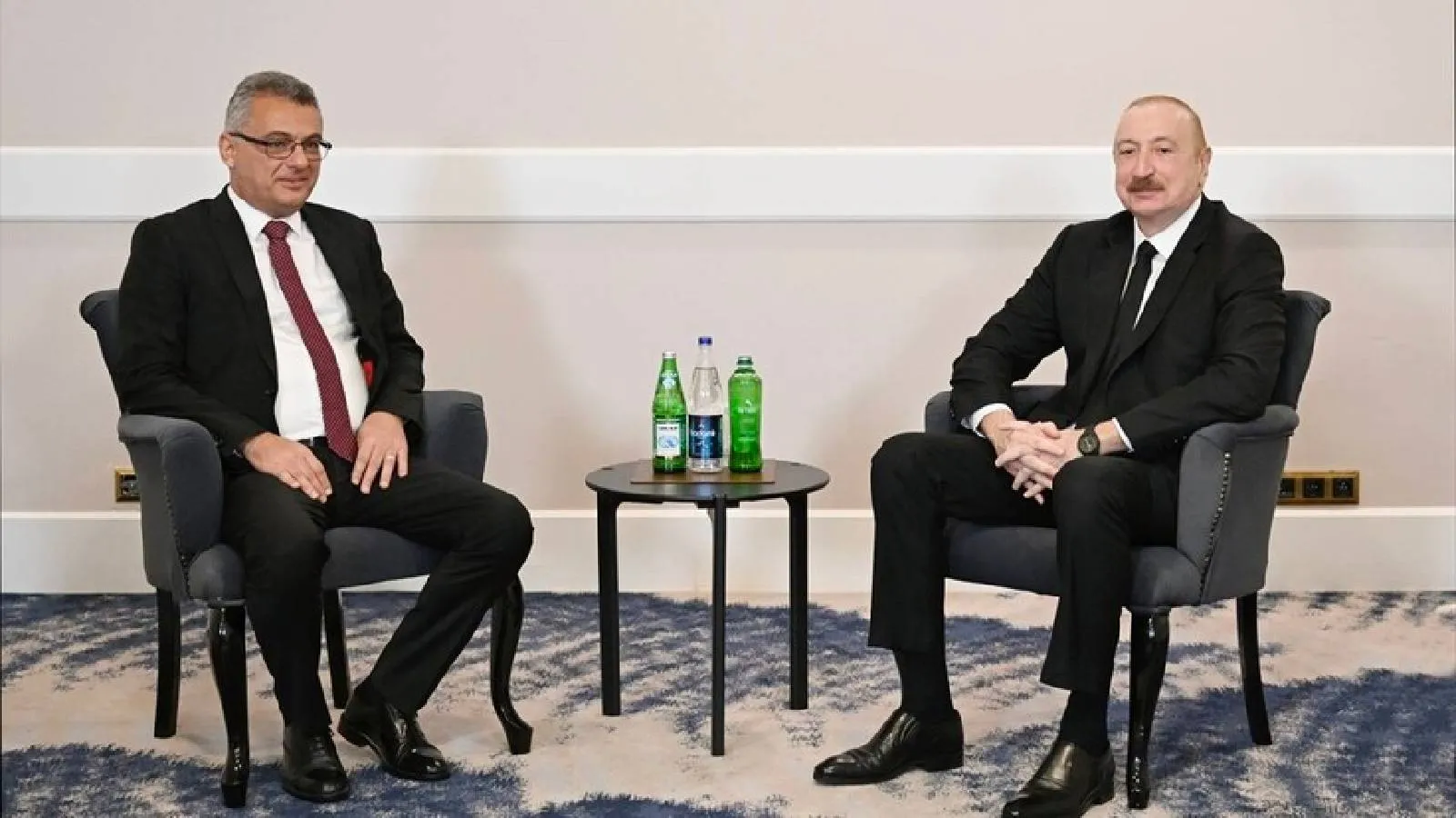 KKTC Cumhurbaşkanı Erhürman, Aliyev ile Antalya'da görüştü: Destekleri için teşekkür ederim