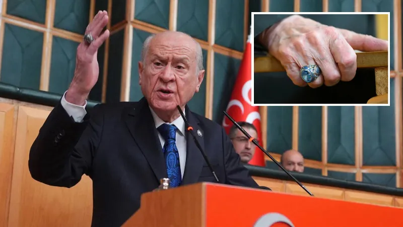 Bahçeli’nin yüzüğü ve rozetindeki anlam dikkatleri çekti