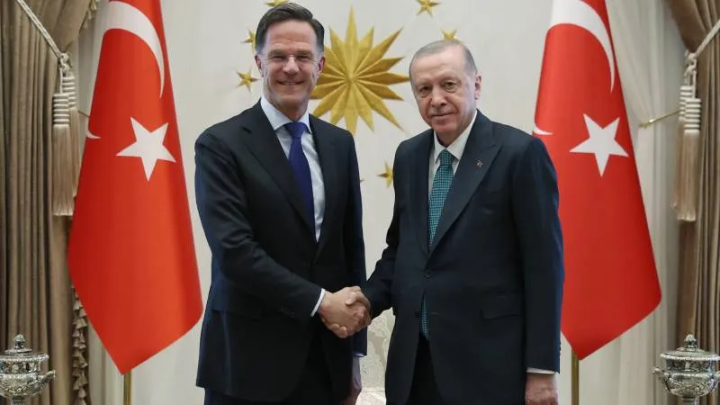 Cumhurbaşkanı Erdoğan ve NATO Genel Sekreteri Rutte, Ankara'da bir araya geldi
