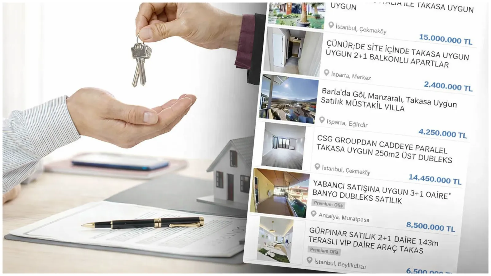 Yüksek faiz piyasayı takasa itti: Ev, arsa ve otomobil 