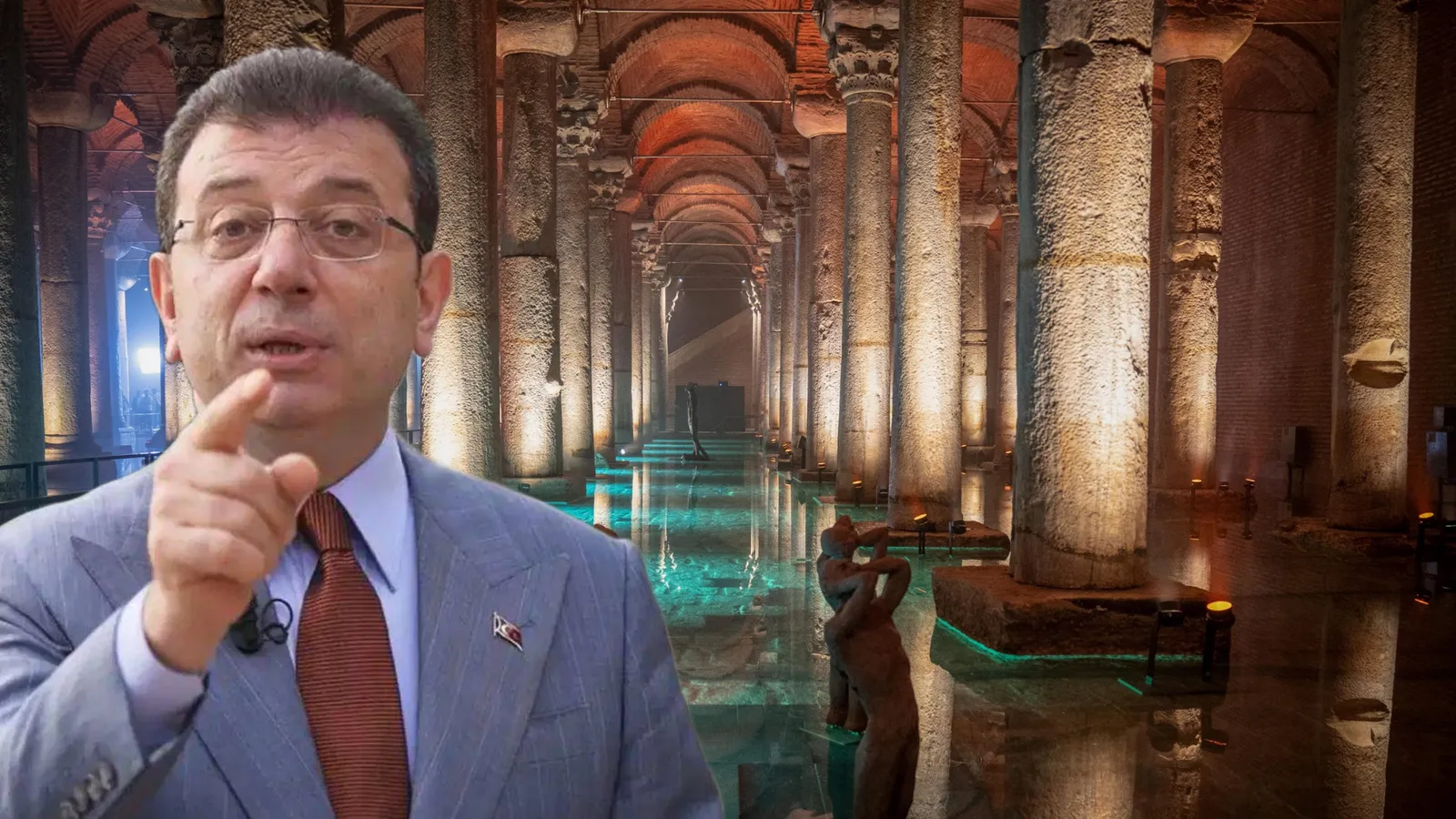 İmamoğlu'ndan Yerebatan Sarnıcı tepkisi: Göz koydukları mülke çöküyorlar!