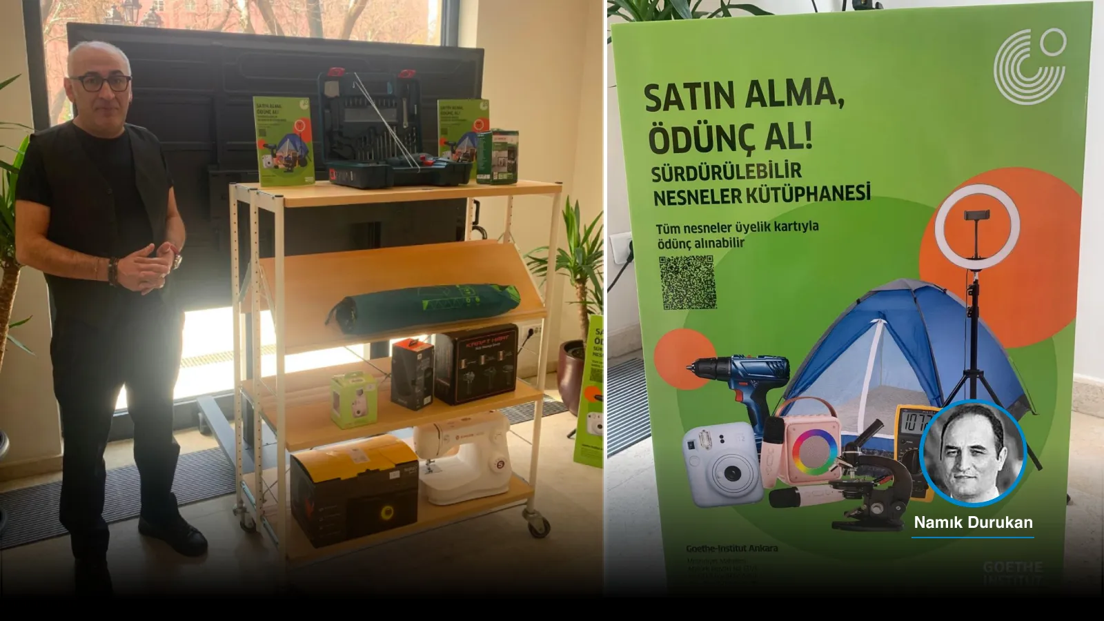 Goethe Enstitüsü’nden tüketime anlayışını değiştiren proje: Satın alma, ödünç al!
