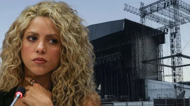 Shakira konseri öncesi korkunç kaza: Sahne kurulumu yapan teknisyen öldü!