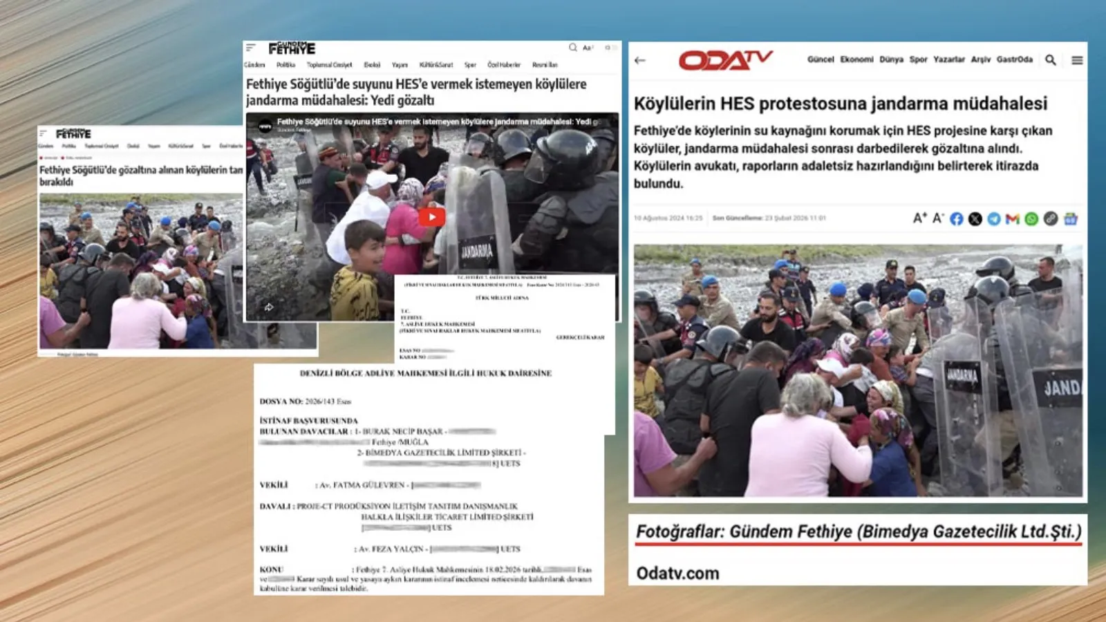 Faruk Bildirici: Odatv ile Gündem Fethiye arasında haber davası