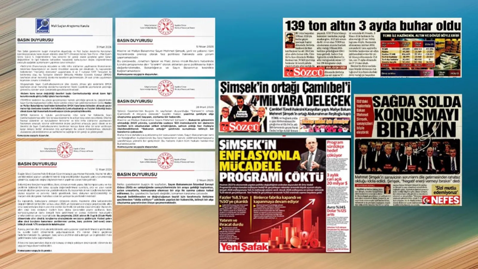 Faruk Bildirici: 'Yalanlama' rekortmeni bakan Mehmet Şimşek'in Yeni Şafak’a diş geçiremediği açık