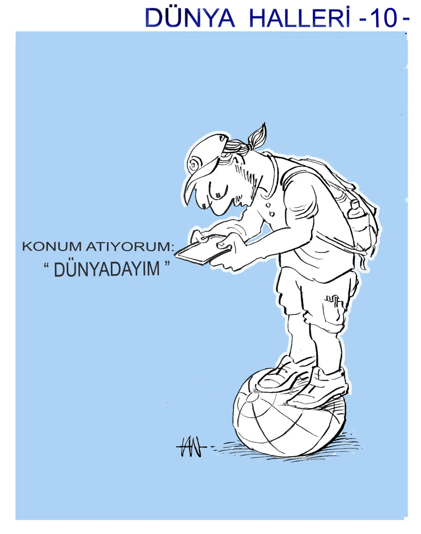 Tan Oral çiziyor...