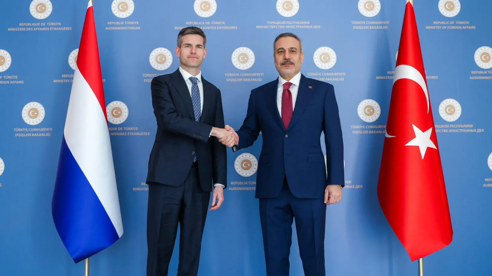 Bakan Fidan, Hollandalı mevkidaşı Berendsen ile bir araya geldi