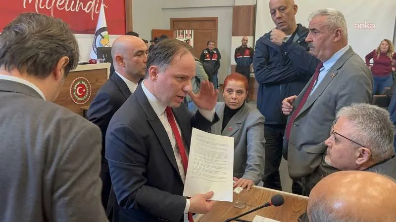 Zonguldak İl Genel Meclisi seçimlerinde CHP'nin oyları iptal edildi: Jandarma ile CHP'liler arasında arbede!