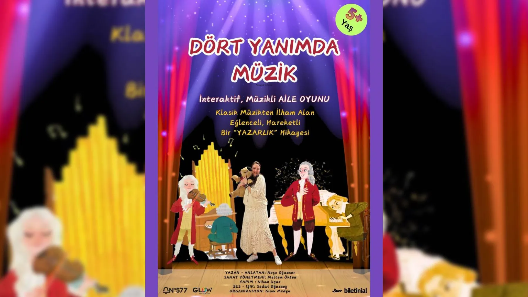 'Bay Majör’ün Müzik Yolculuğu – Mozart', AKM ve Zorlu PSM'de çocuklarla buluşuyor