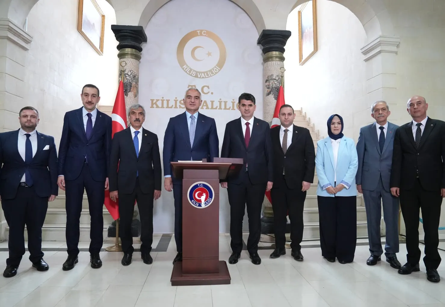Kültür ve Turizm Bakanı Ersoy, Kilis'te deprem sonrası restore edilen 3 caminin açılışına katıldı
